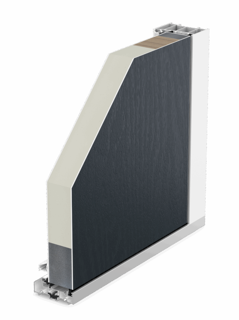 composite door cutaway